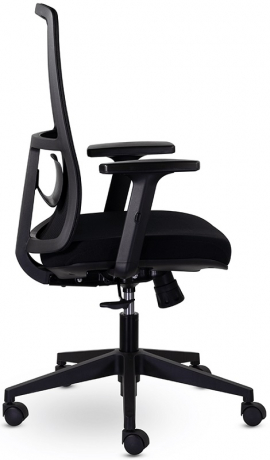 Компьютерное кресло Оптима PL черный ткань/сетка