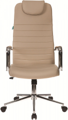 Кресло офисное Бюрократ KB-9N/ECO бежевый экокожа