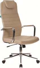 Кресло офисное Бюрократ KB-9N/ECO бежевый экокожа