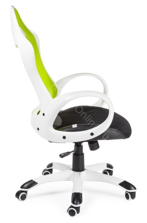 Кресло компьютерное Norden Тесла зеленая спинка/черная сидушка