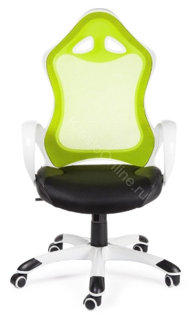 Кресло компьютерное Norden Тесла зеленая спинка/черная сидушка