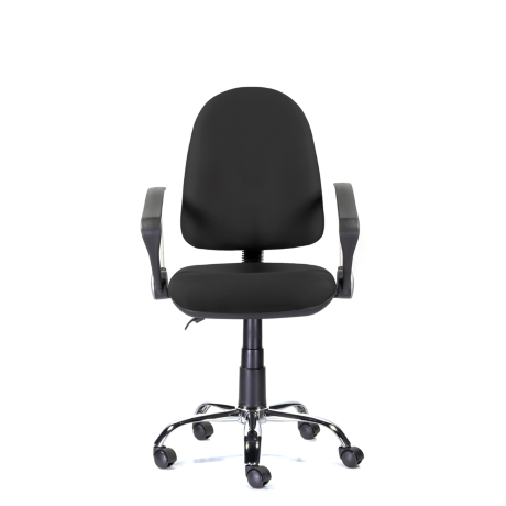 Компьютерное кресло С-109 Манго Люкс Нептун хром D26-28 (черный)