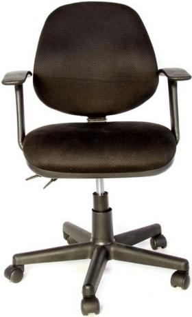 Компьютерное кресло Поло Синхро Т ткань-сетка черная