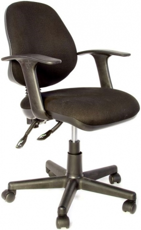 Компьютерное кресло Поло Синхро Т ткань-сетка черная