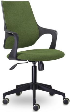 Компьютерное кресло Ситро М-804 BLACK PL зеленый ткань