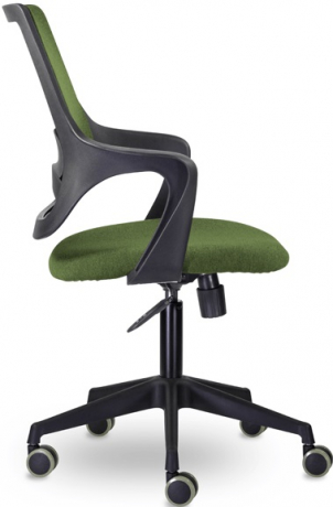 Компьютерное кресло Ситро М-804 BLACK PL зеленый ткань