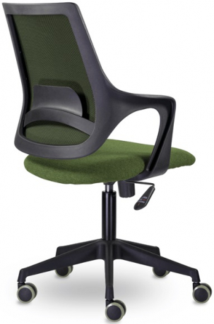 Компьютерное кресло Ситро М-804 BLACK PL зеленый ткань