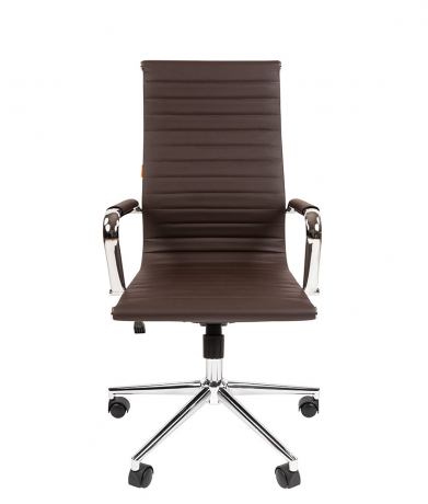 Кресло руководителя Chairman 755 экокожа коричневая
