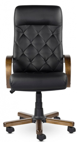 Кресло руководителя UTFC Верона К-10 В дерево/МБ кожа черный