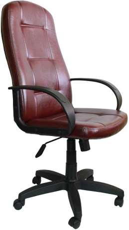 Компьютерное кресло Сенатор Ультра кожа бордовая