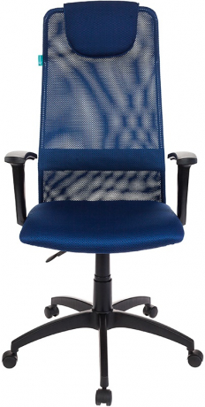 Кресло офисное Бюрократ KB-8 синий сетка/ткань