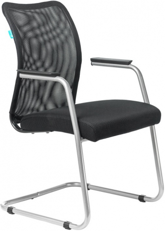 Офисное конференц-кресло Бюрократ CH-599AV черный TW-11 сетка/ткань