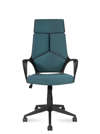 Офисное кресло Norden IQ Black голубая ткань