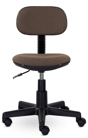 Детское компьютерное кресло UTFC Эрго Б/п овалина пластик ткань бежево-коричневый