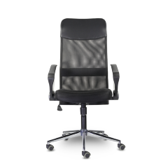 Компьютерное кресло МС-040 Директ Лайт В хром Cp Z11/TW-01/Е11-к (черный)