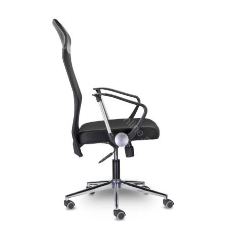 Компьютерное кресло МС-040 Директ Лайт В хром Cp Z11/TW-01/Е11-к (черный)