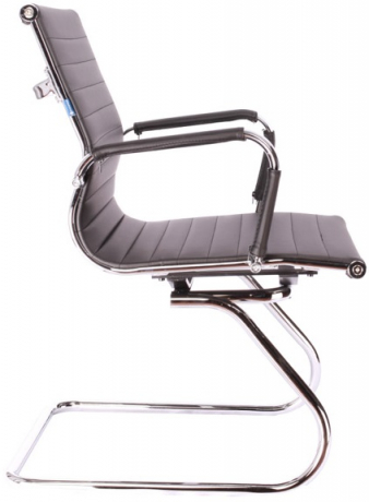 Офисное конференц-кресло Everprof Leo CF экокожа черная