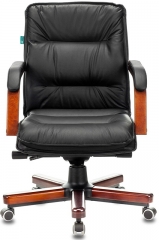 Офисное кресло руководителя Бюрократ T-9927Walnut-Low