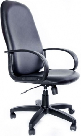 Компьютерное кресло Бюджет Ультра экокожа черная