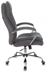 Кресло руководителя Бюрократ T-9950SL Fabric серый Alfa 44