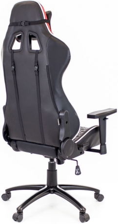 Кресло компьютерное игровое Everprof Lotus S11 экокожа черная/красная