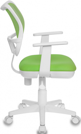 Детское компьютерное кресло Бюрократ CH-W797 салатовый сетка/ткань