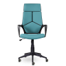 Офисное кресло Norden IQ Black небесно-голубая ткань