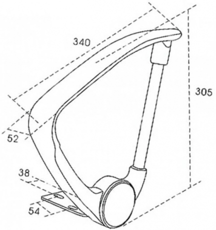 Подлокотники Арфа (комплект 2 шт.)