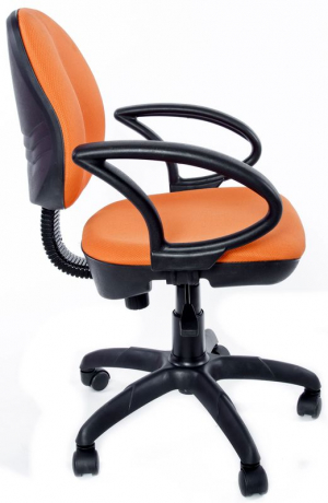 Компьютерное кресло Поло FreeStyle Гамма ткань-сетка оранжевая