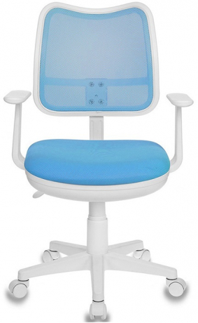 Детское компьютерное кресло Бюрократ CH-W797 голубой сетка/ткань