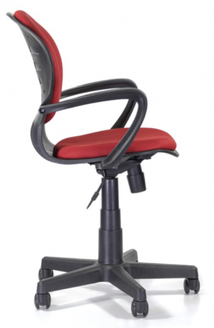 Компьютерное кресло UTFC Логика TG пластик ткань красный