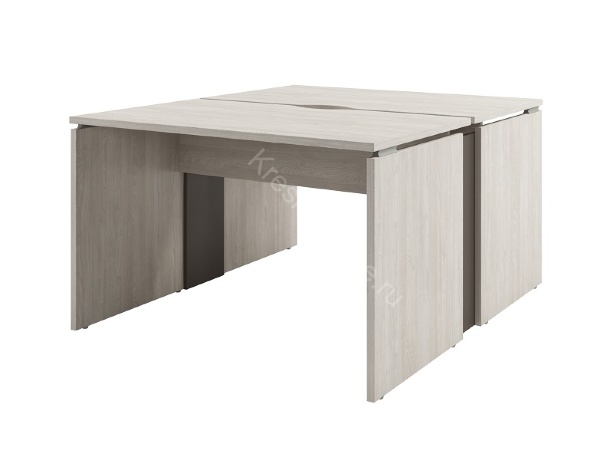 Стол Офисный тандем на 2 рабочих места Solution D-22 (1200х1432х750)