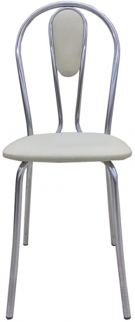 Стул для кухни Венус-М хром экокожа бежевая