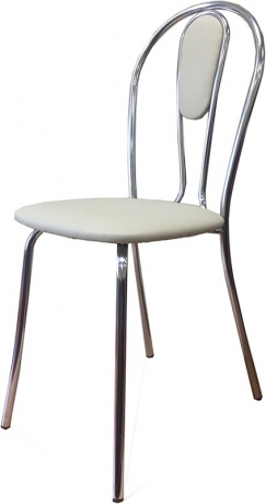 Стул для кухни Венус-М хром экокожа бежевая