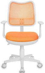 Детское компьютерное кресло Бюрократ CH-W797 оранжевый сетка/ткань