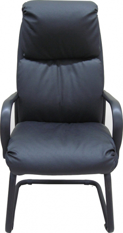 Офисное конференц-кресло Надир Стандарт кожзам черный