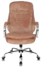 Кресло руководителя Бюрократ T-9950SL Fabric светло-коричневый Velvet 90
