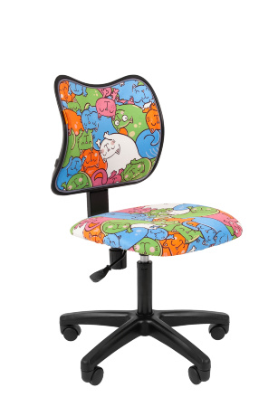 Детское компьютерное кресло Chairman Kids 102 черный пластик