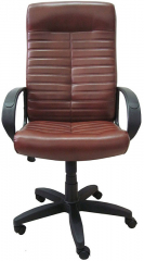 Компьютерное кресло Евростиль 480 кожа коричневая