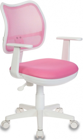 Детское компьютерное кресло Бюрократ CH-W797 розовый сетка/ткань