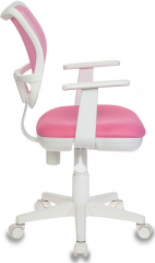 Детское компьютерное кресло Бюрократ CH-W797 розовый сетка/ткань