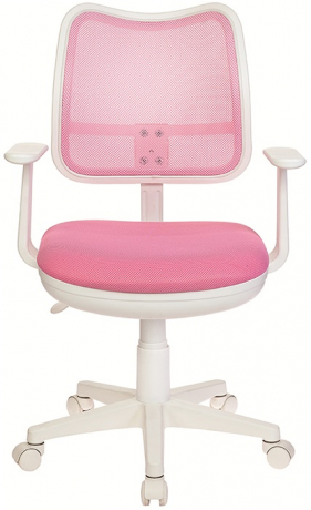 Детское компьютерное кресло Бюрократ CH-W797 розовый сетка/ткань