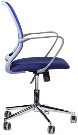 Компьютерное кресло Хэнди М-806 GRAY CH синий ткань/сетка