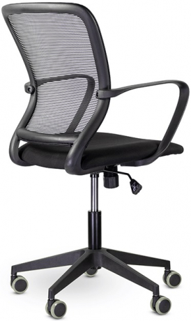 Компьютерное кресло Хэнди М-806 BLACK PL черный ткань/сетка