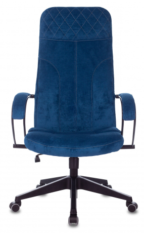 Кресло руководителя Бюрократ CH-608Fabric темно-синий Velvet 29