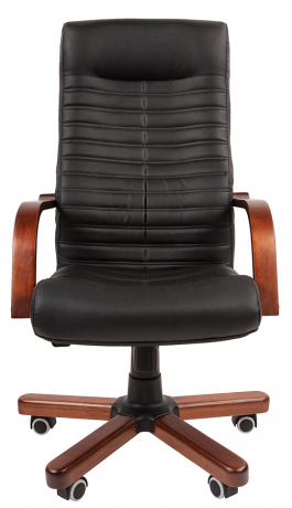 Офисное кресло руководителя Chairman 480 WD экокожа черный