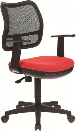 Компьютерное кресло Бюрократ Ch-797AXSN черный/красный сетка/ткань