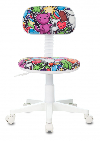Детское компьютерное кресло Бюрократ CH-W201NX мультиколор маскарад