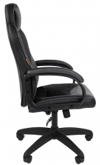 Игровое кресло Chairman Game 17 черный/серый