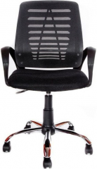 Компьютерное кресло Ирис ткань черная хром